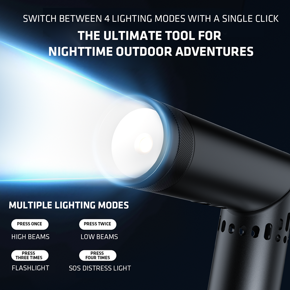 EHL Mini Light Fan | Pocket Fan with Built-In LED Light