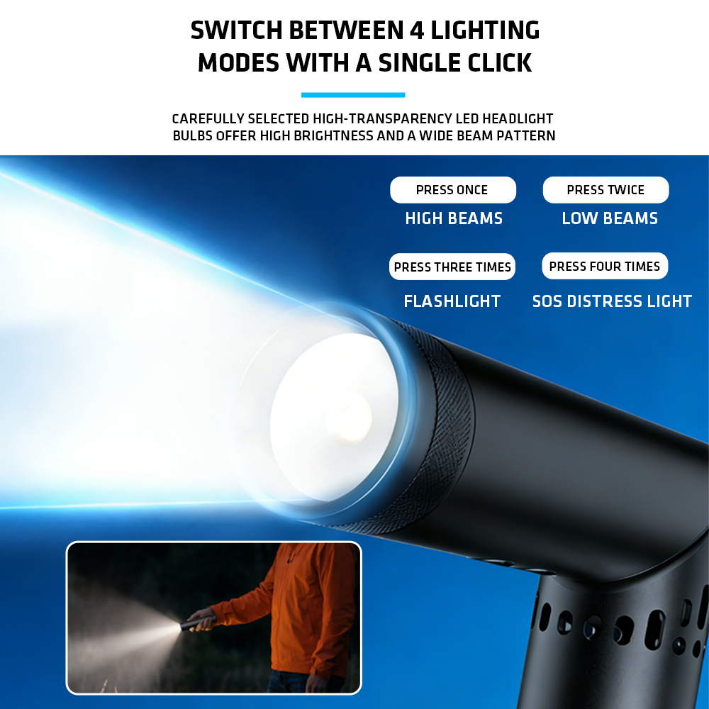 EHL Outdoor Flashlight Lipstick Fan